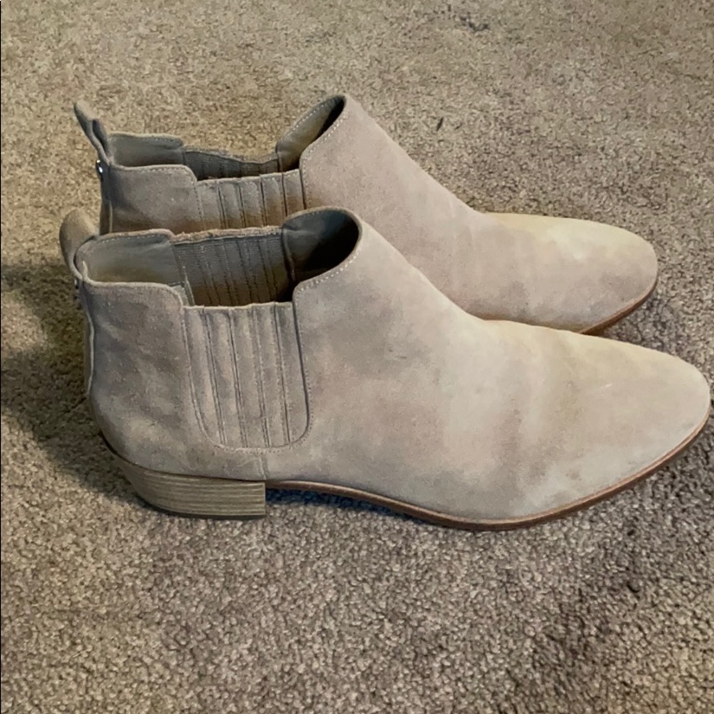 Tan booties